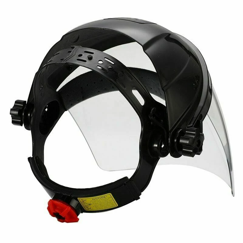 Head-Mounted Transparent PC Full Face Protective Face Sheild Anti Fog Faceshield Visor Shield