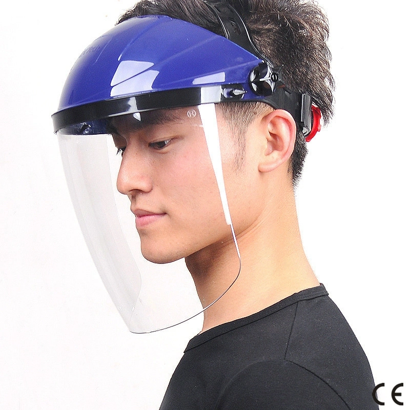 Bicycle Helmet Safety PC Full Face Transparent Visor Face Shield