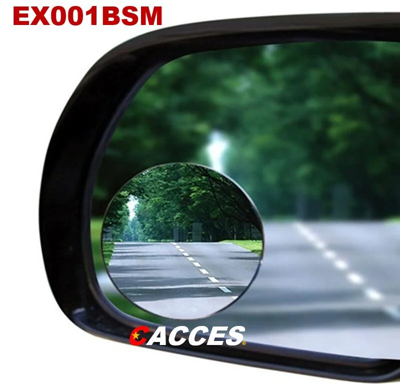 Original Blind Spot Rhombus/Square/Rectangle/Oval/Round/Fan Mirrors Auto Extend Wide Angle Rear View Mirror HD Convex Mirror Universal Auxiliary Lens for Safety
