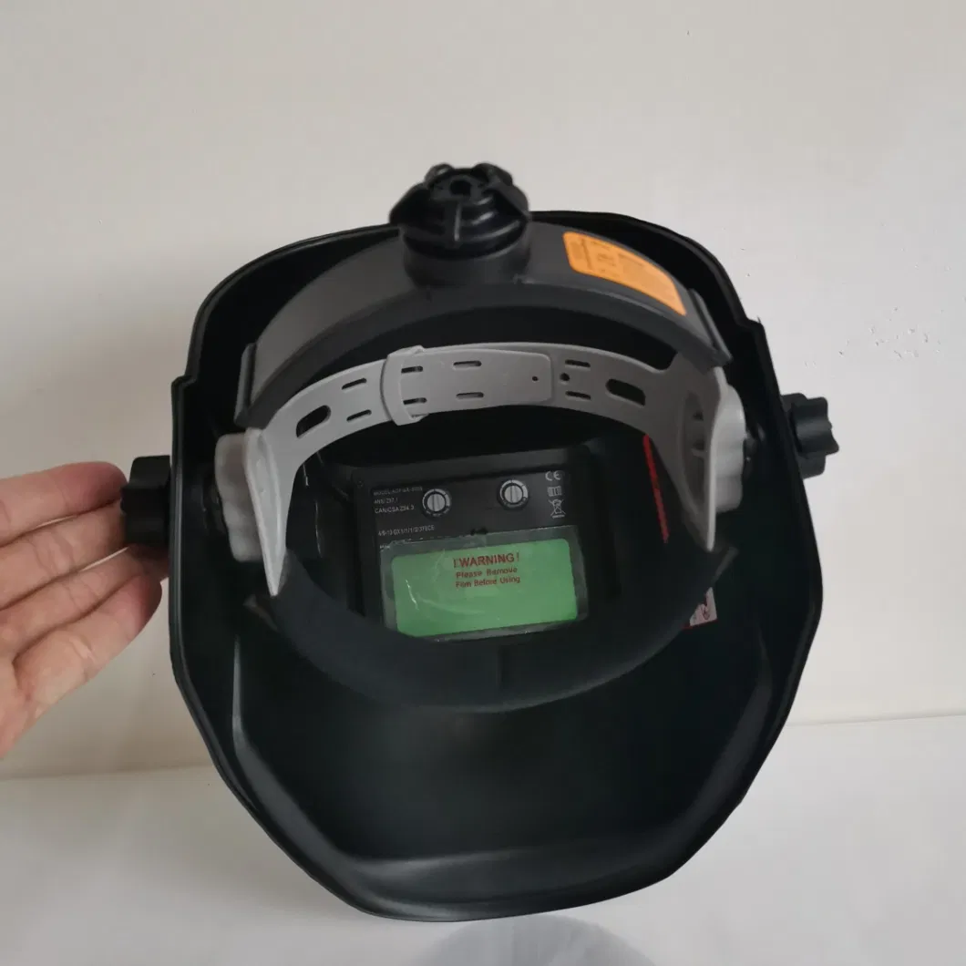 Profession Welder Protective Paint Decal Flame Welding Helmet Head-Mounted Solar Panel Auto-Darkening Welding Face Shield
