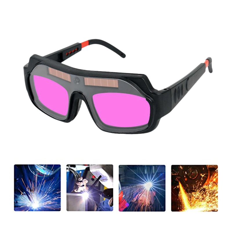 Solar Automatic Darkening Welding Glasses with Protective Lenses