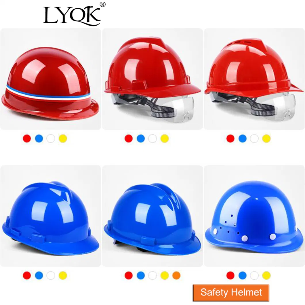 Sh-01 PE/ ABS Head Protection Custom Engineering Construction Industrial Safety Helmet