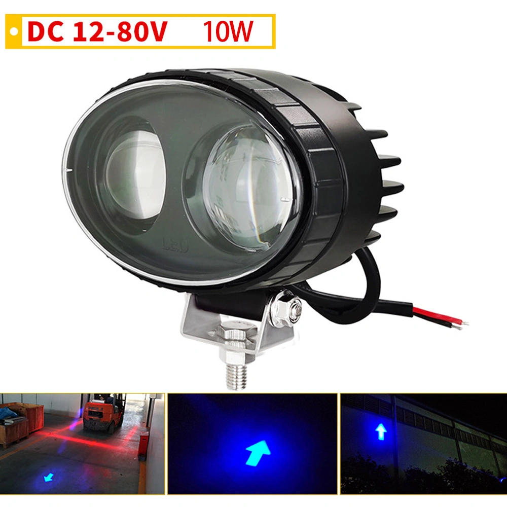 Warning Spotlight Reversing Lens Safety Warning Area Pedestrian Safety Red Blue