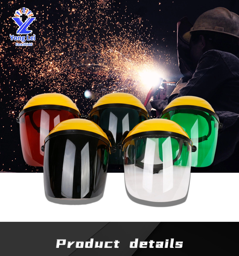 PVC PC Screen Dustproof Full Faces Protective Faceshield