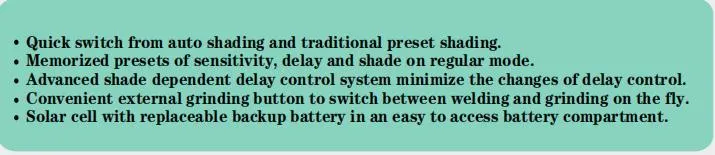 Solar TIG/MIG Grinding Auto Dimming Welding Helmet (WH8-WS80)