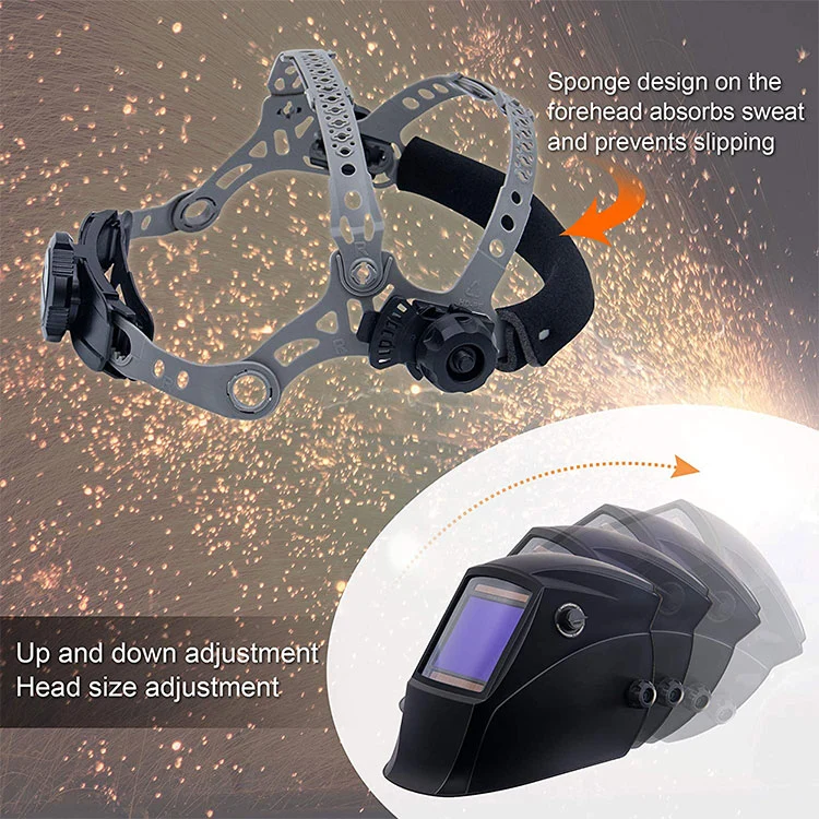 Auto Darkening True Color Solar Powered Safety Welding Helmets