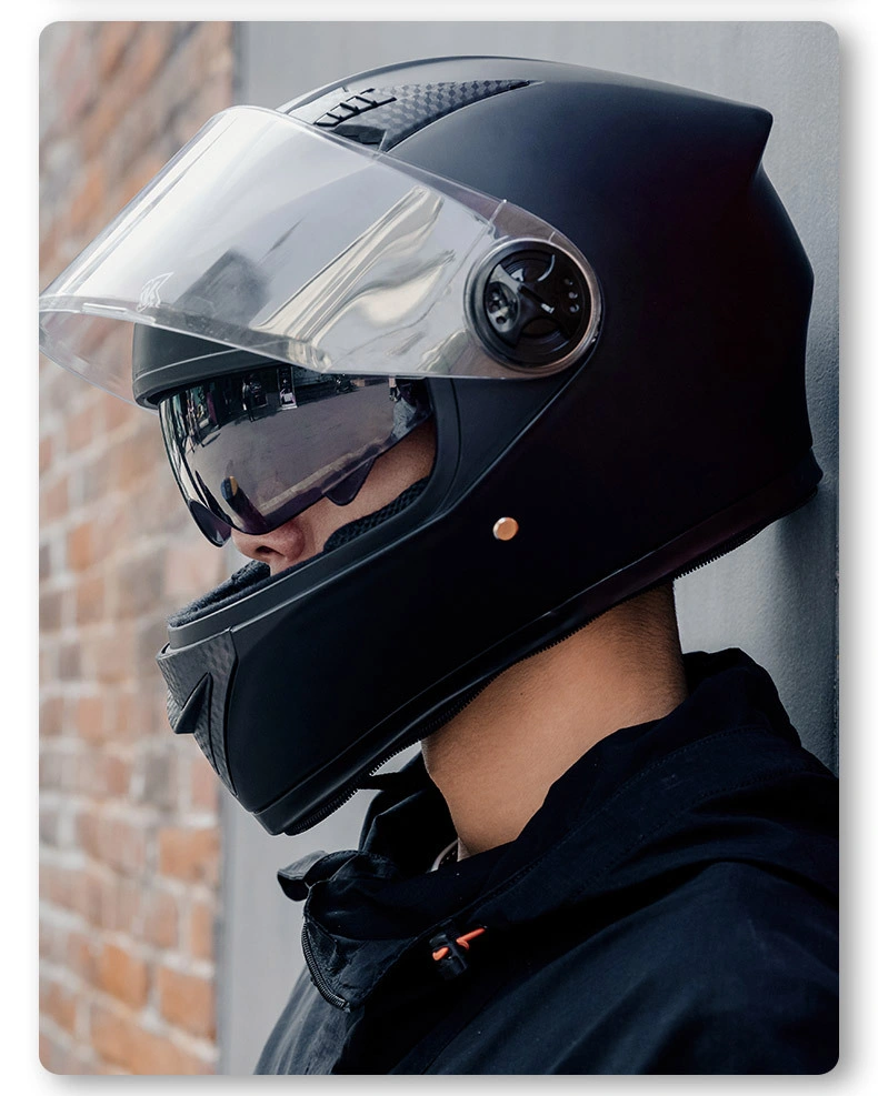 Motorcycle Accessories Full Face ABS Helmet with Certificates DOT and ECE2206