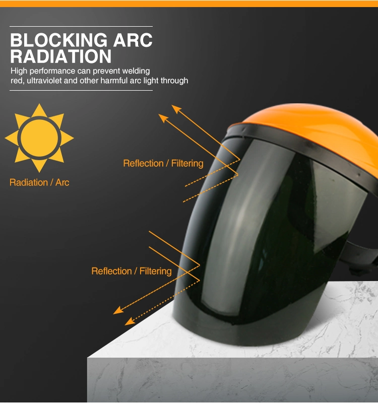 High Quality Argon Arc Welding Gas Welding Gas Cutting Welding Mask Face Shield for Sale