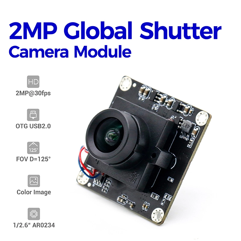 Factory Customized Ov9281 Global Shutter Camera Module Plug and Play High Speed Monochrome UVC No Distortion Lens 60fps