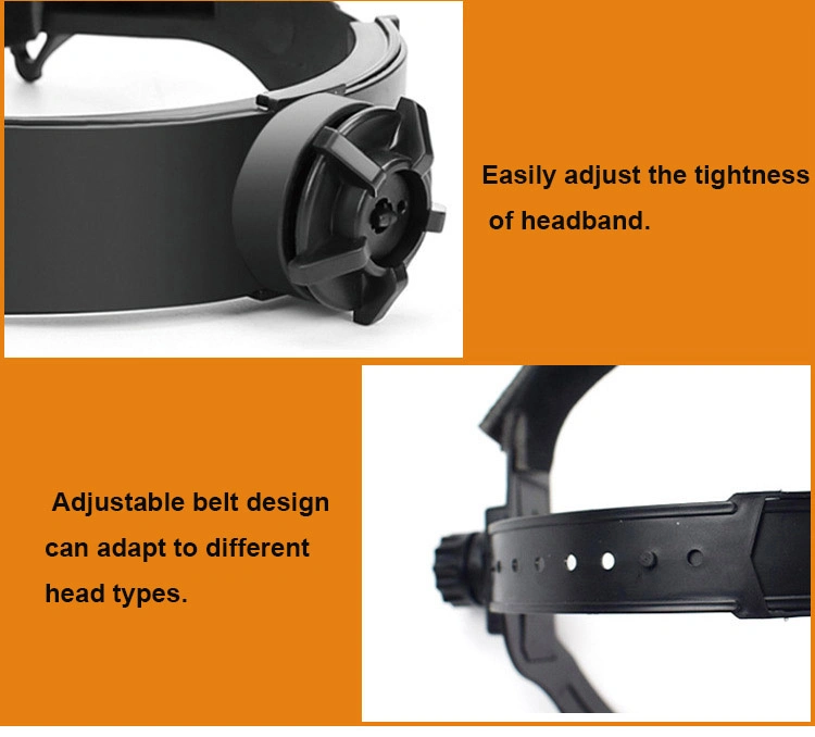 Adjustable Solar Powered Industrial Custom Safety Helmet Auto Darkening Welding Mask