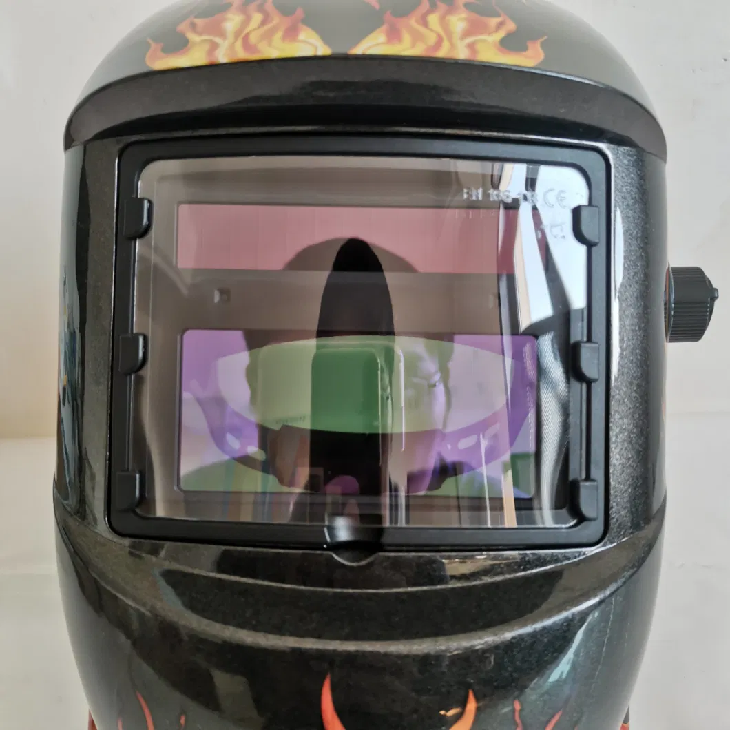 High Quality Large View Screen Welding Helmet PRO Solar Auto Darkening Weld Helmet True Color with CE En175