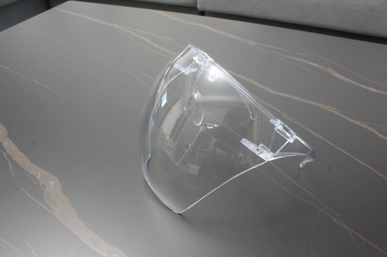 Protective Colourful Clear PC Face Shield with Anti-Fog Anti-Scratch