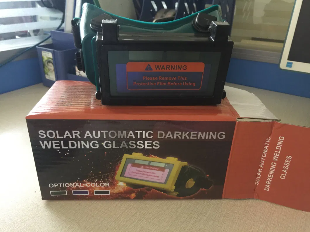 Solar Power Auto Darkening Welding Goggle, Safety Protective Welder Glasses Mask Helmet Shade 9-13, Eyes Goggles Mask