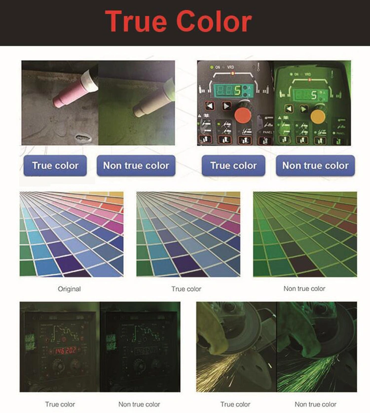 Rhk CE Certificate True Color Solar Heat-Resisting Large View Auto Dim Automatic Sticker Welding Helmet Decals