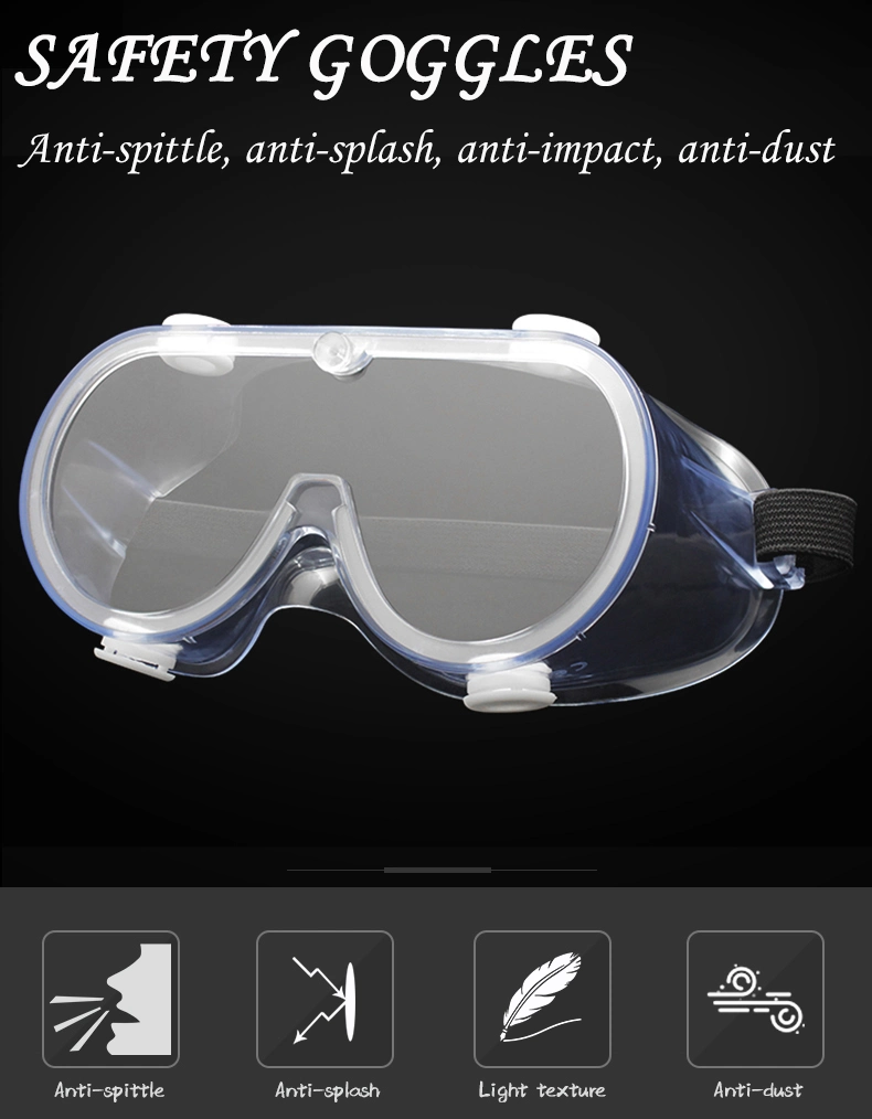 Factory Direct Wholesale Antifog Welding Protection Safety Eyewear Googles Chemical Safety Glasses