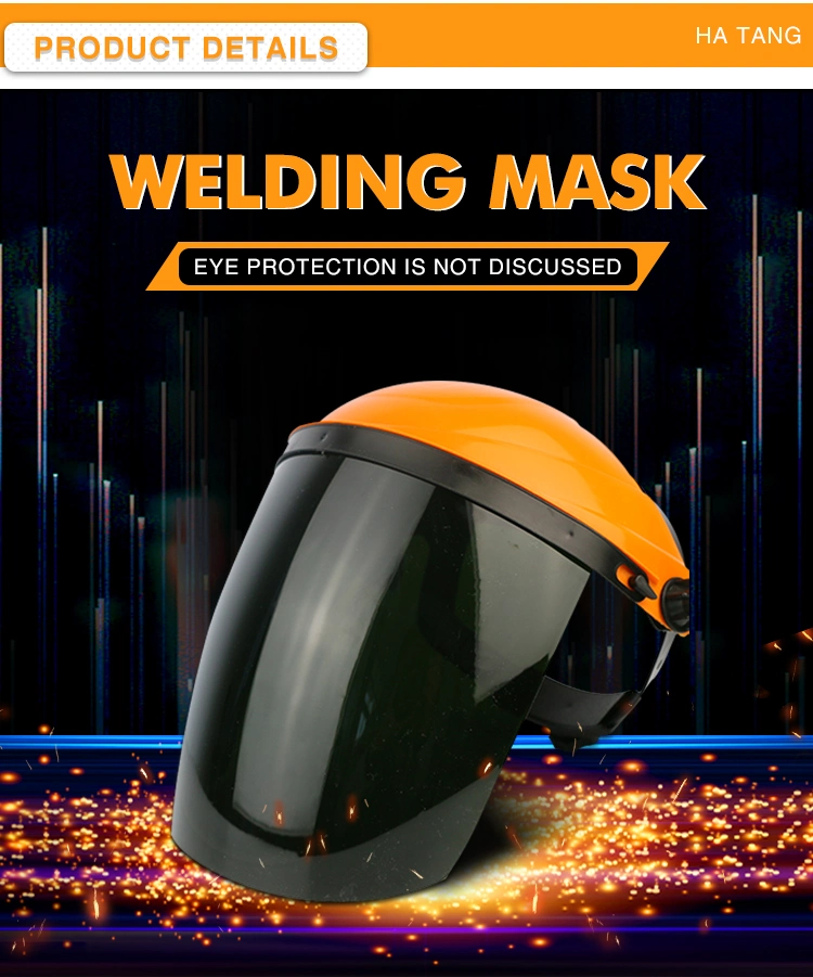PC Material Protective Face Shield Safety Faceshield with Anti-Dust Function
