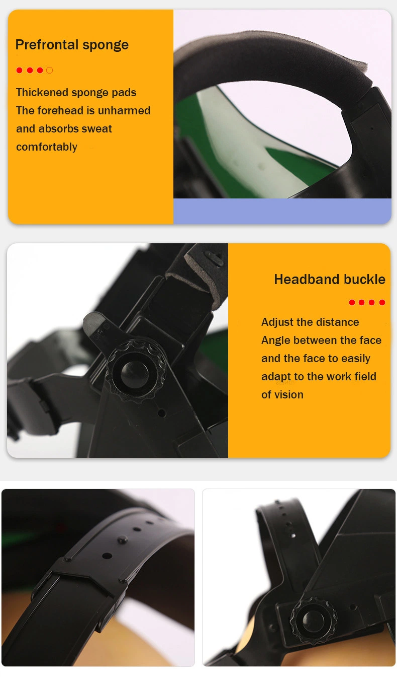 Welder&prime;s Special Head-Mounted Argon Arc Welding Secondary Welding Welding Mask