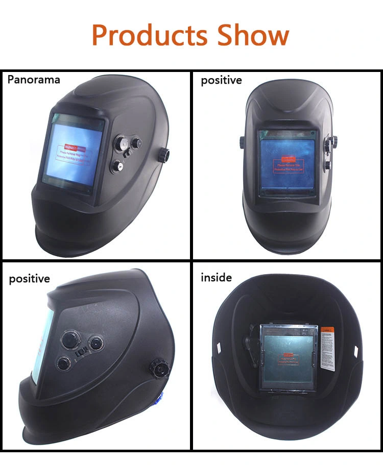 Cost-Effective True Color Auto Darkening Powered Air Purifying Durable Safety Underground Black Welding Helmet