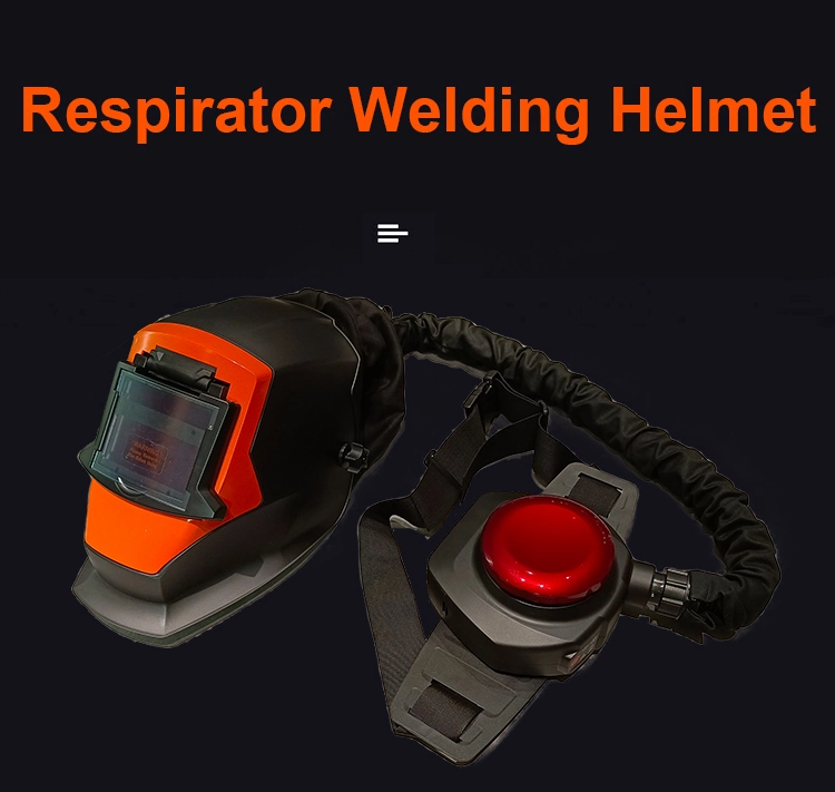 Rhk Industrial Papr Solar Power Auto Darkening True Color Air Filter Purifying Respirator Welding Helmet Mask with Ventilation