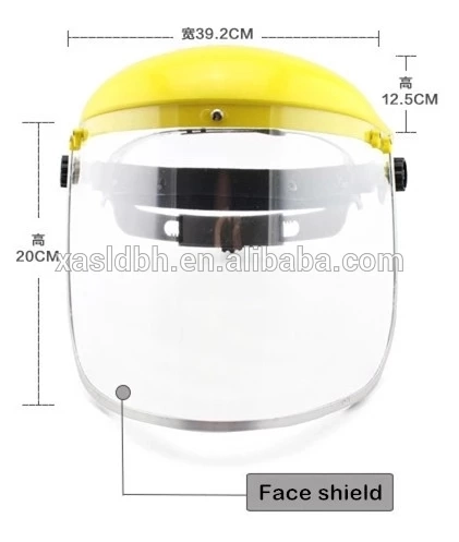 Bicycle Helmet Safety PC Full Face Transparent Visor Face Shield