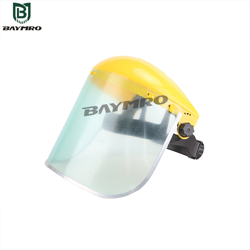 PPE Supplier Shield with Cap Protective Bracket PVC Transparent Welding Face Shield