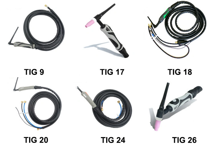 Rhk TIG18 Replaceable Switch OEM 4m 8m Length 320AMP DC 240AMP AC Water Cooled Argon TIG Welding Torch