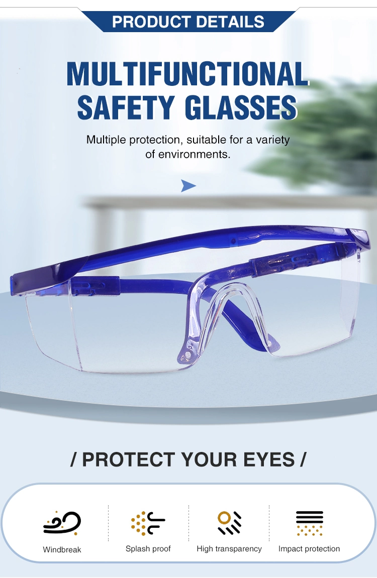 Safety Goggle Goggles Protective Glasses Welding Sanding Scientific Experiments Personal Computer Glasses CE Certification White Gray Black Protection Against