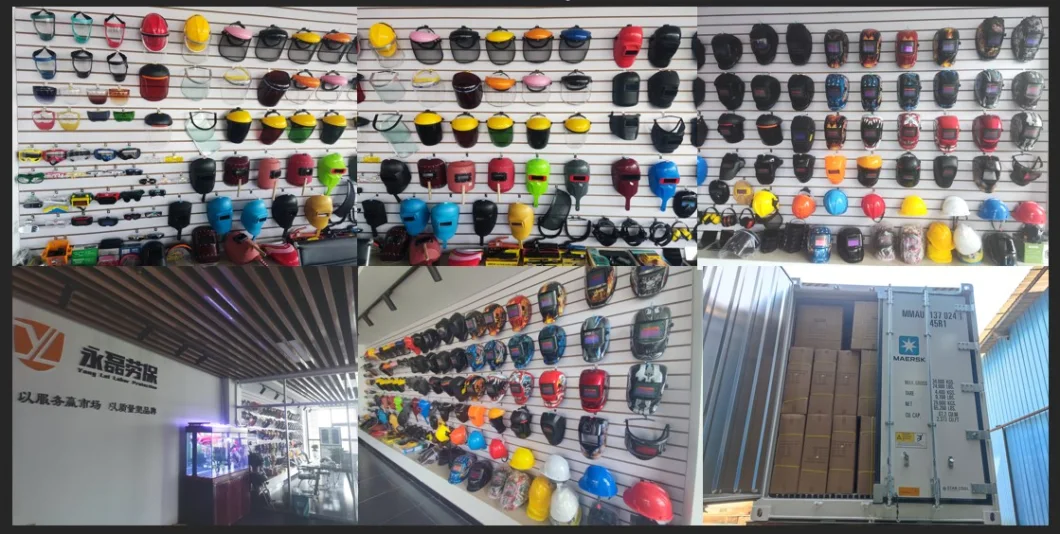 German Style Cheap Price Black Plastic Welding Helmets with Adjusatble Headband