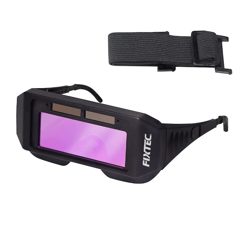 Fixtec Solar Powered Welding Helmet Auto Darkening LCD Welder Glasses for TIG MIG MMA Plasma Welder Glasses