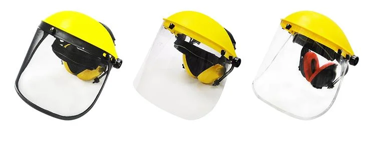 PVC Screen Disposable Safety Welding Mask Face Shield with PV Visor
