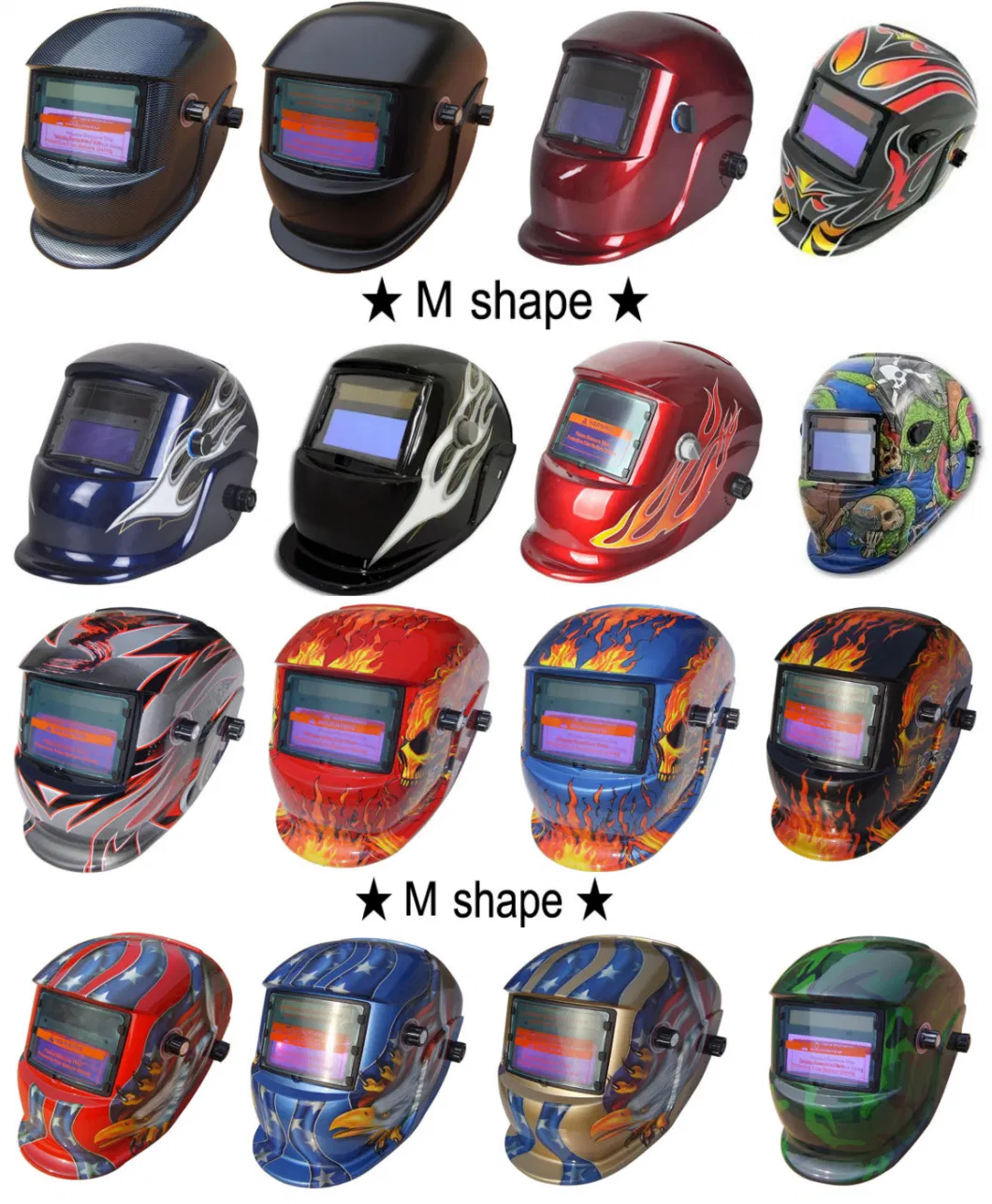 Quality Best Sell Auto Darkening PP Welding Mask Electric Welder&prime;s Helmet
