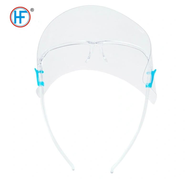 10 PCS Safety Face Shields with Glasses Frames - Anti-Fog Ultra Clear Protective Full Face Shields