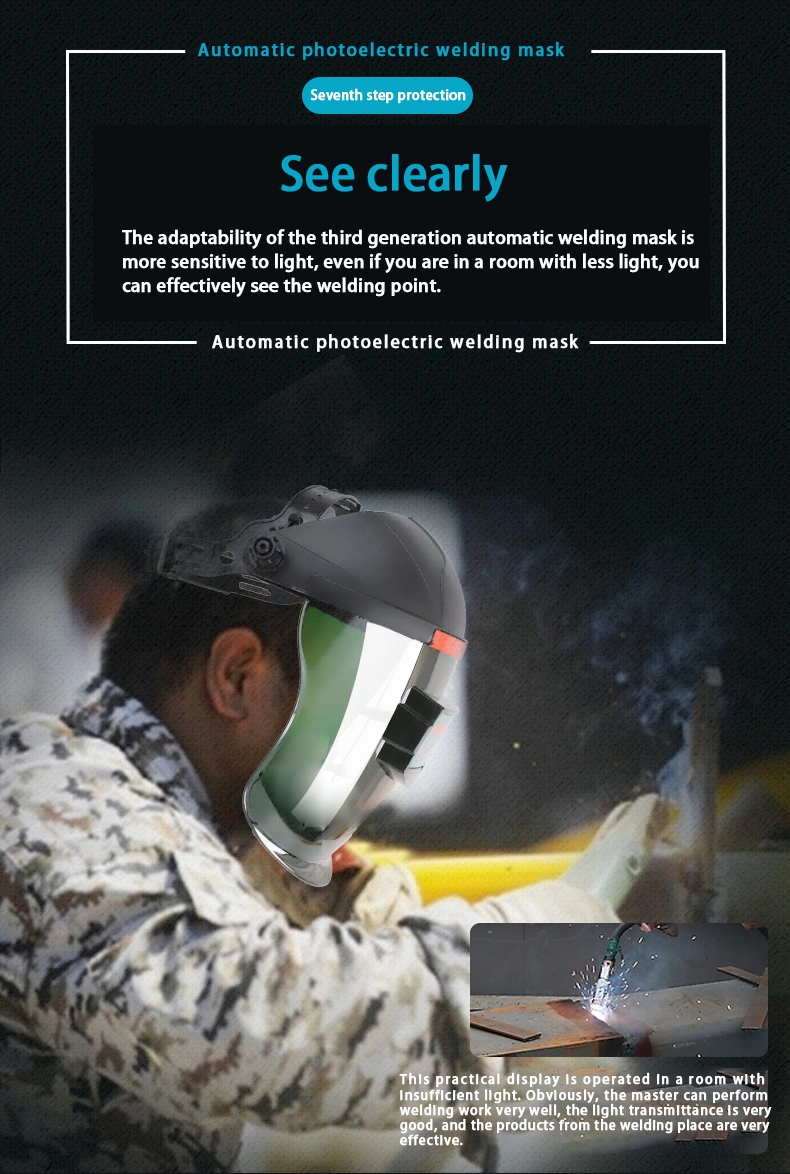 Welding Mask Head-Mounted Welding Helmet Arc Safety Mask