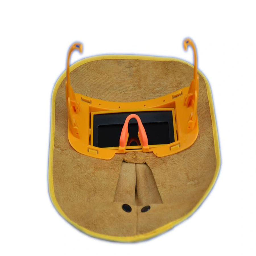 Leather Automatic Darkening Welding Welmet Mask in Guangzhou