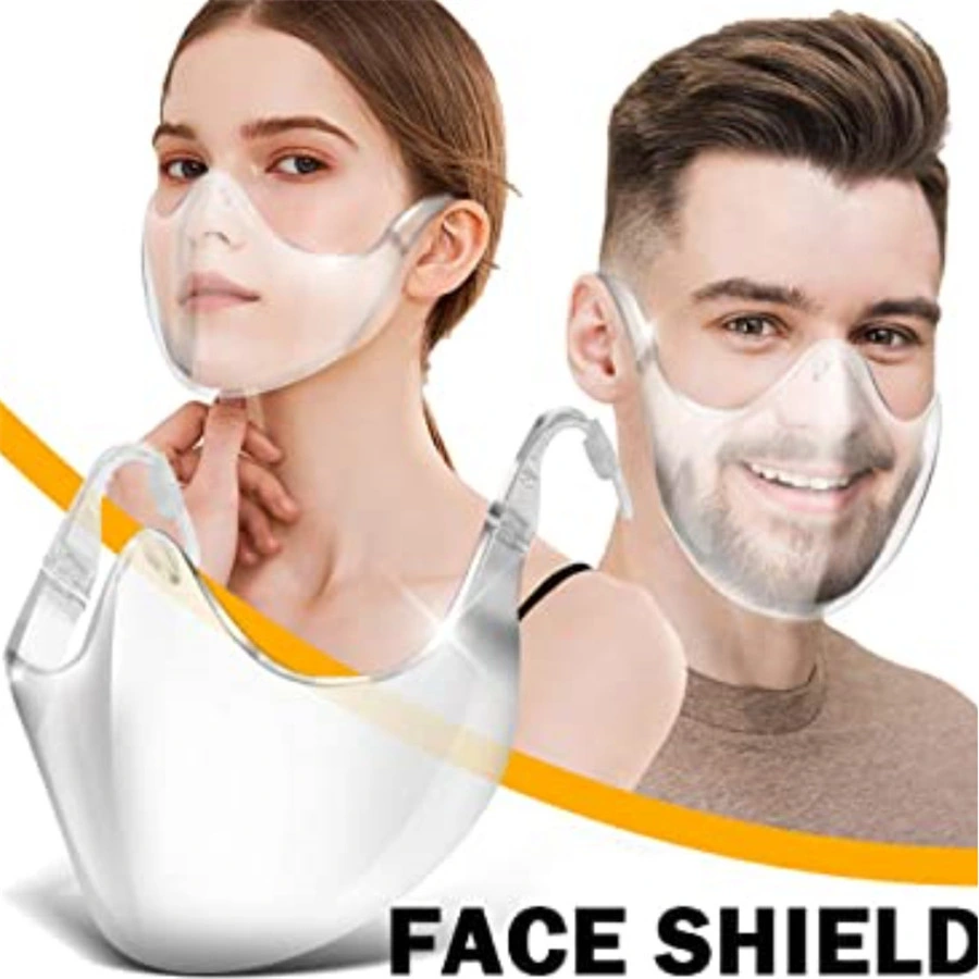 Factory New Reuseable Anti Fog Protective PC Face Mouth Shield