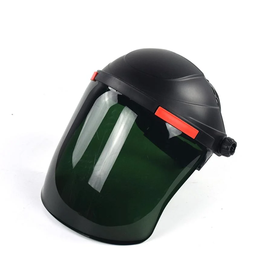 Welding ABS Black Safety Helmet with PC Face Shields