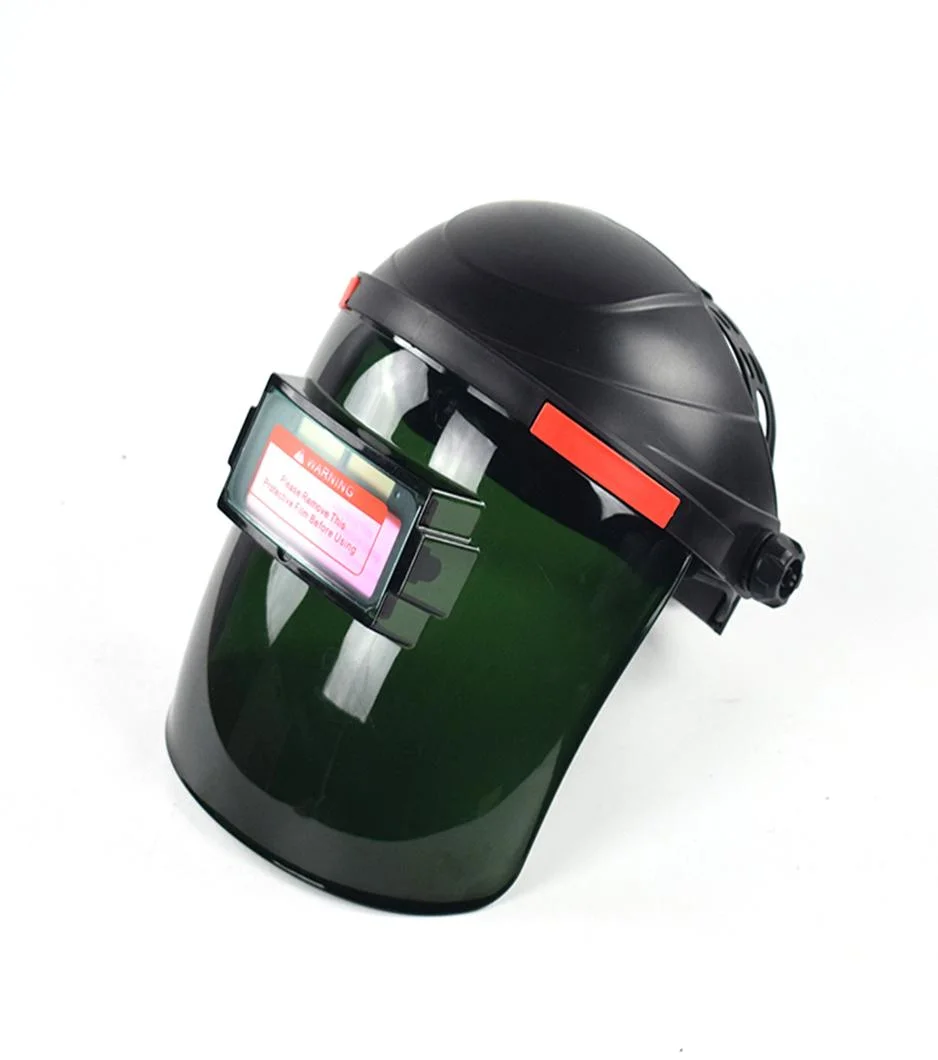 Welding ABS Black Safety Helmet with PC Face Shields