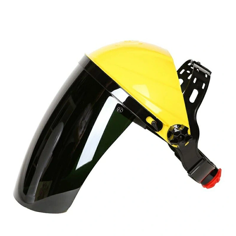 Head-Mounted Transparent PC Full Face Protective Face Sheild Anti Fog Faceshield Visor Shield