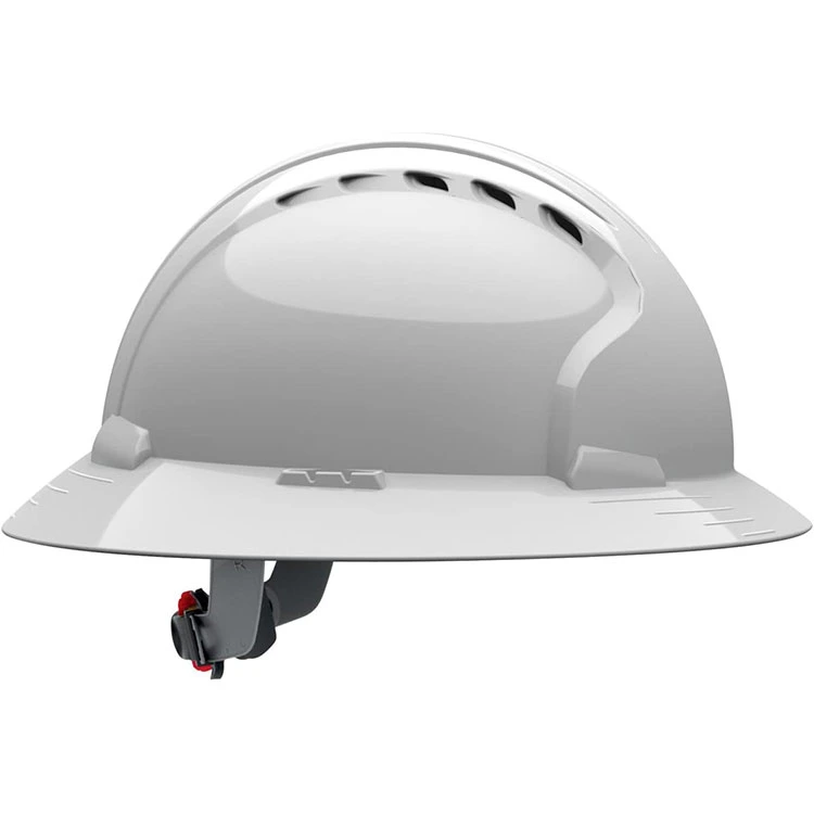 Personal Protective Adjustment Vented Round Lightweight Safety Helmet