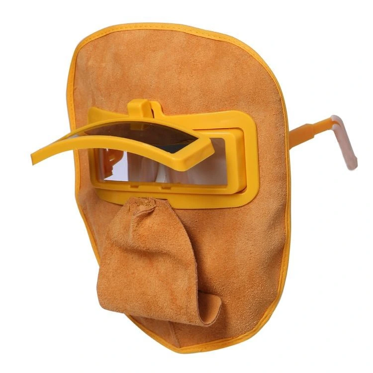 Leather Automatic Darkening Welding Welmet Mask in Guangzhou