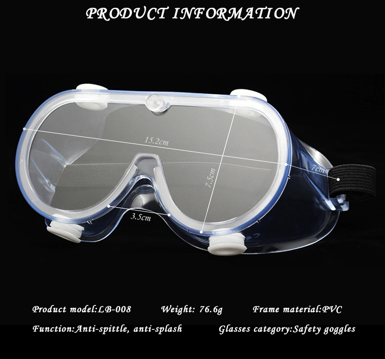 Factory Direct Wholesale Antifog Welding Protection Safety Eyewear Googles Chemical Safety Glasses