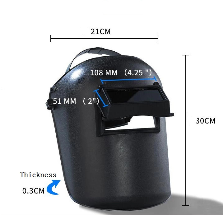 ANSI Standard Welding Mask Wearing on Head Welding Mask Face Shield