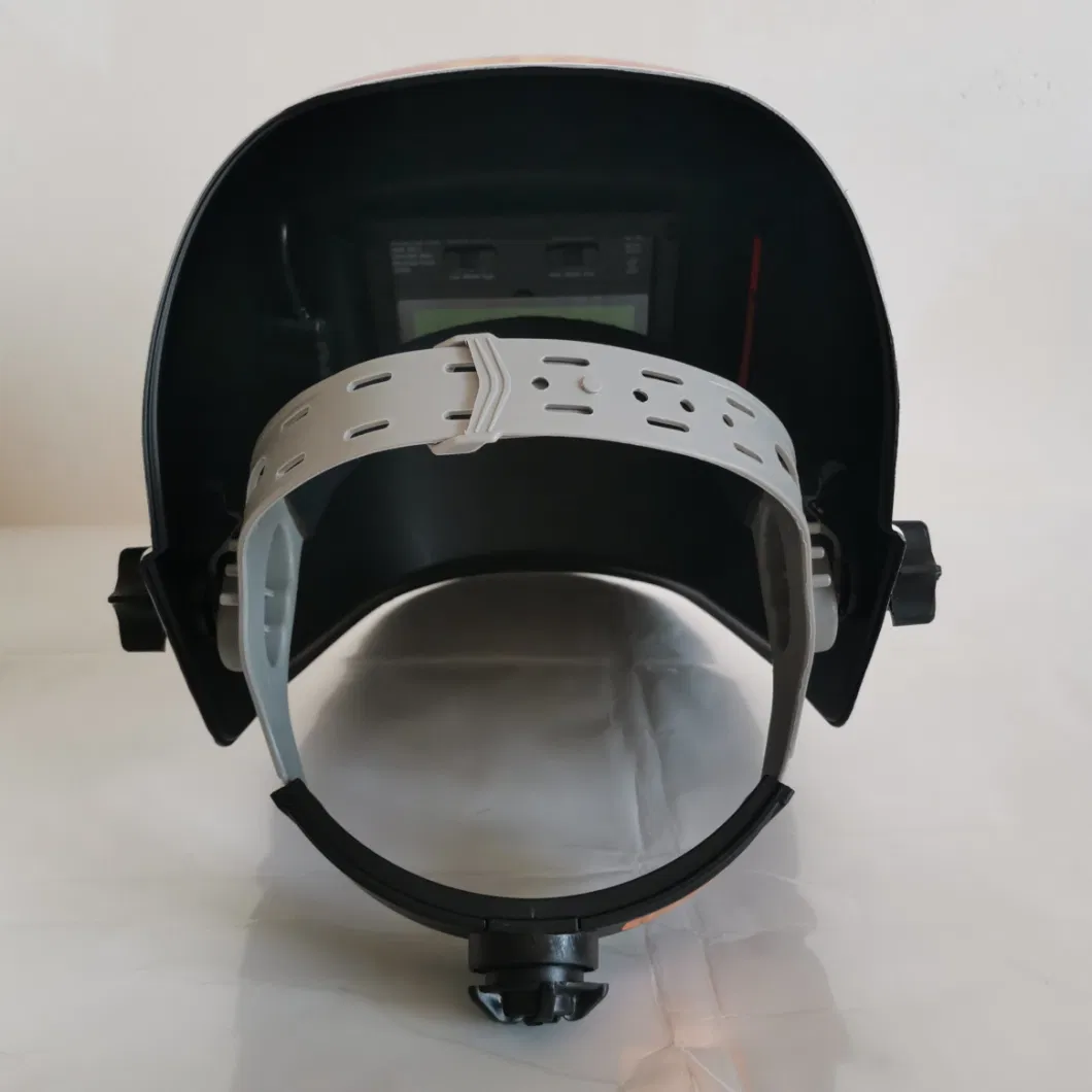 Solar Powered Auto Darkening Professional Wide Lens Adjustable Shade Range Full Face Welding Helmet