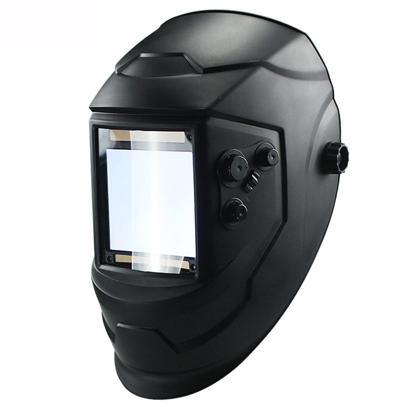 Cost-Effective True Color Auto Darkening Powered Air Purifying Durable Safety Underground Black Welding Helmet