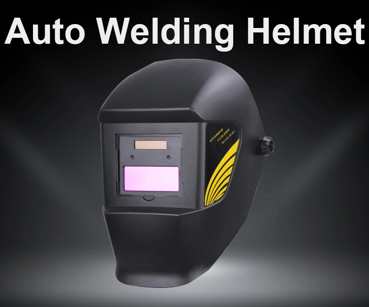 Rhk Hot Selling OEM Custom Cheap Black Solar Power Auto Darkening Argon TIG MIG Electronic Headgear Welding Helmet