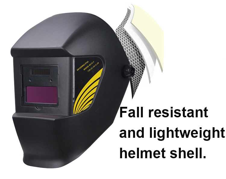 Rhk Hot Selling OEM Custom Cheap Black Solar Power Auto Darkening Argon TIG MIG Electronic Headgear Welding Helmet