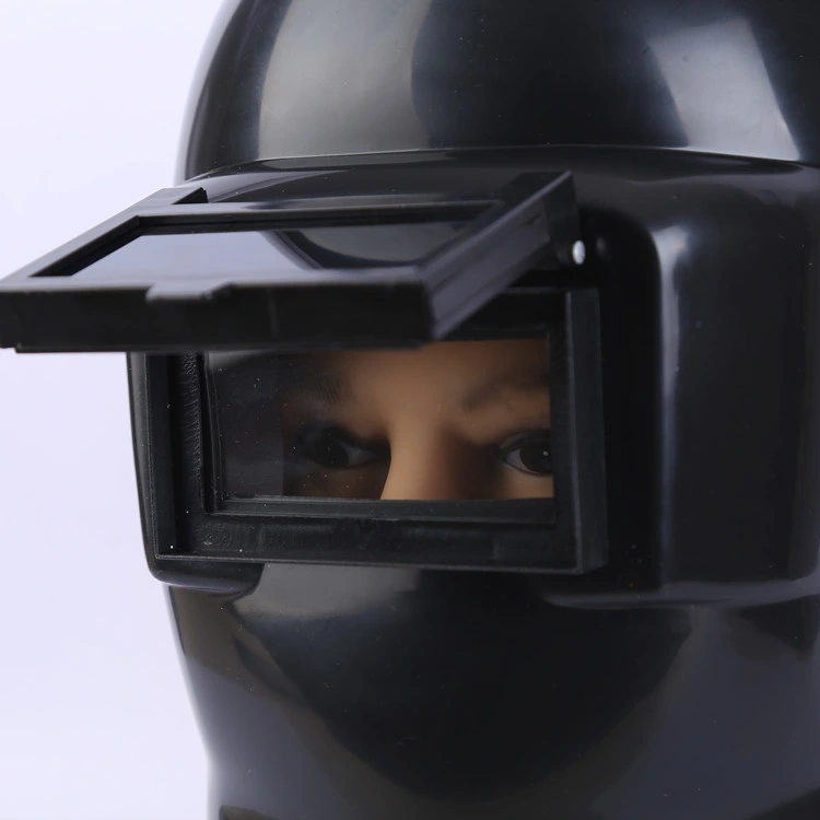 German Style Cheap Price Black Plastic Welding Helmets with Adjusatble Headband