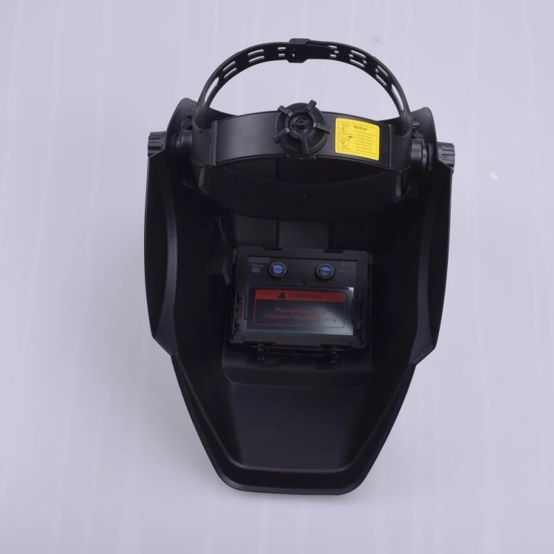 Solar Cells and Lithium Battery Auto Darkening Welding Helmet with Glass for Arc TIG MIG Mf-1100