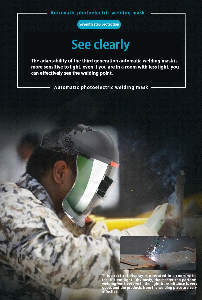 Good Price Customized Welding Electric Protective Equipment Tools True Color Auto Darkening Welding Helmet