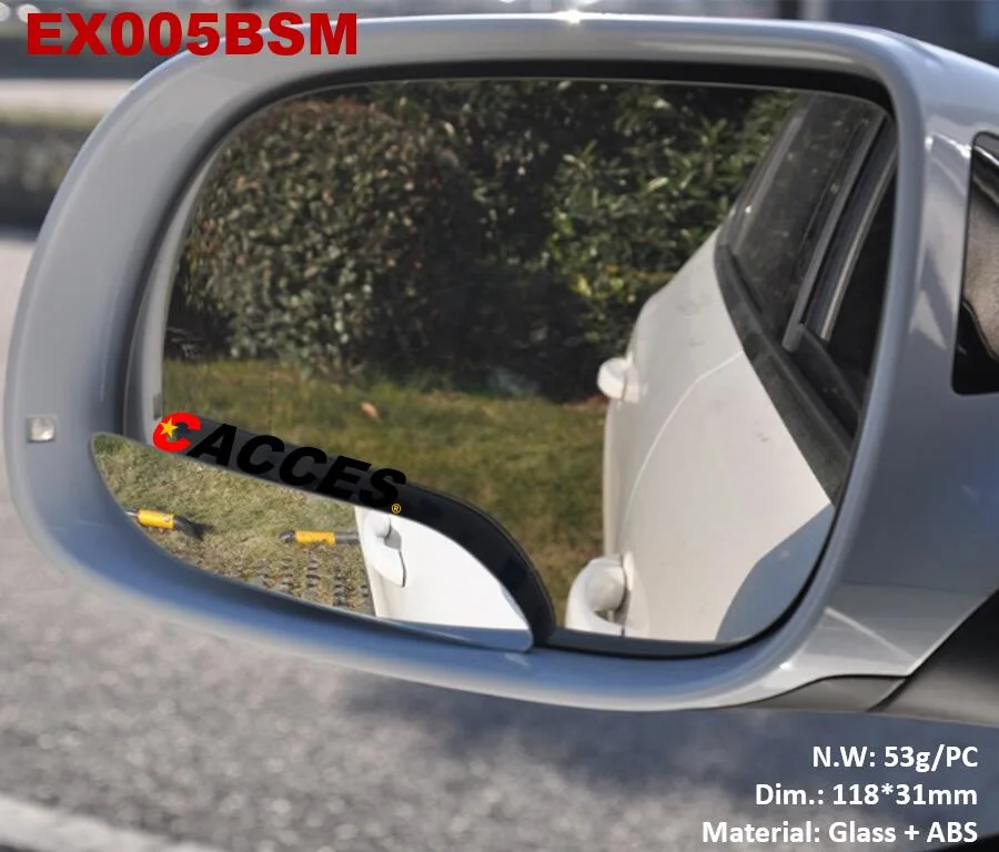 Original Blind Spot Rhombus/Square/Rectangle/Oval/Round/Fan Mirrors Auto Extend Wide Angle Rear View Mirror HD Convex Mirror Universal Auxiliary Lens for Safety